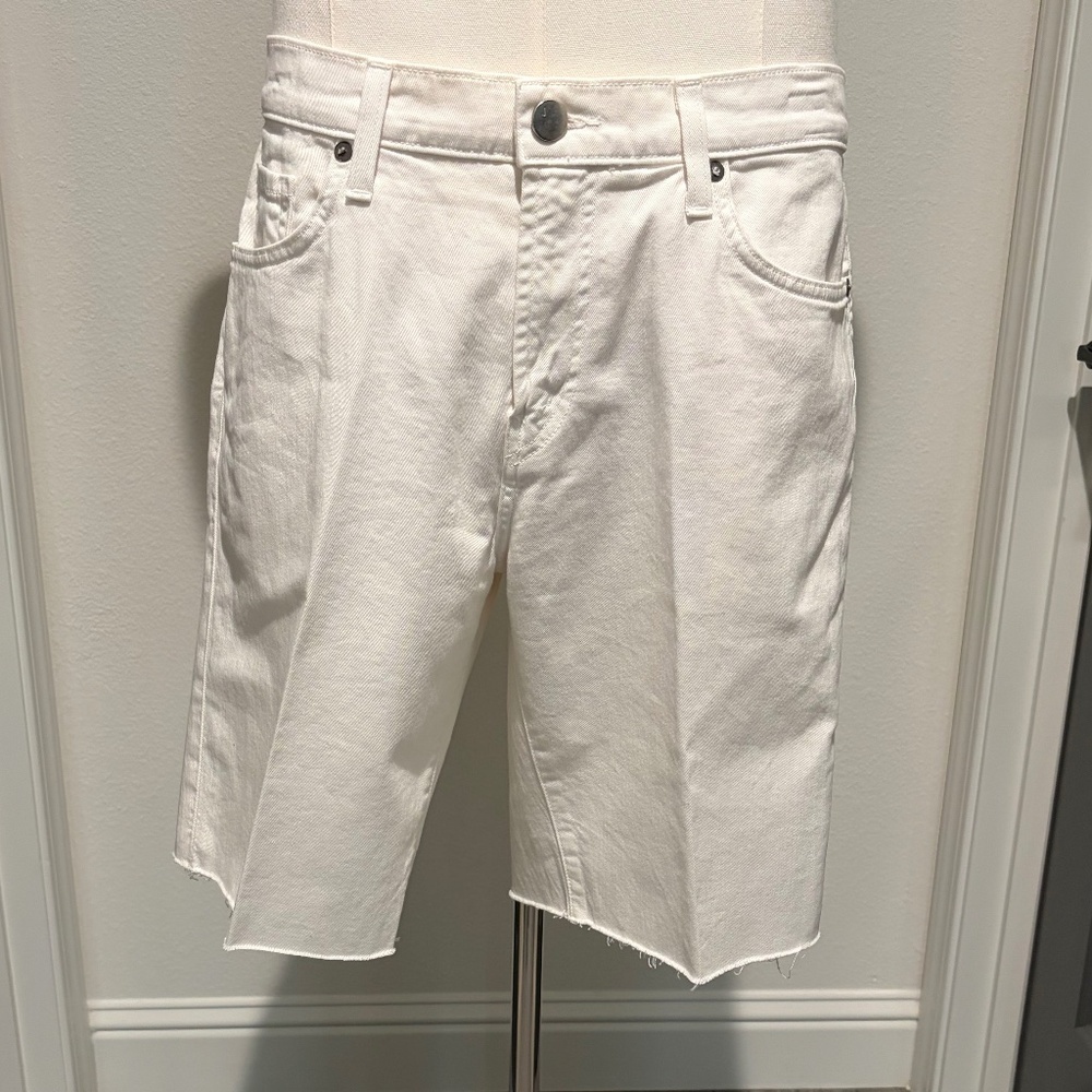 J Brand White Mens Denim Short Size 34 - Mint Condition